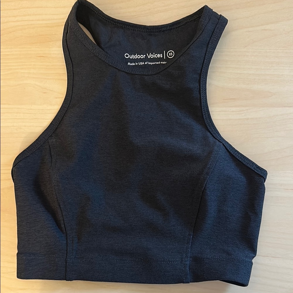 Outdoor Voices Black Sports Bra